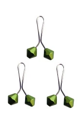 3 Adet Tesettür Eşarp ve Şal Klipsi Yeşil - 1