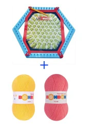 Lifmatik Lif Örme Seti Dokuma Tezgahı ve Lif İpi S4 - 1