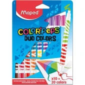 Maped Color Peps Duo Keçeli Kalem 10 Lu - 1