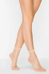 Kadın Ten Süper 15 Mat Soket Çorap Açık Ten - 1