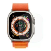 Apple Watch Ultra 49mm 2 Adet Uyumlu Şeffaf Ultra koruyucu Nano Jelatin thumbnail 1