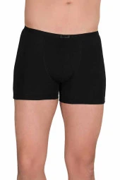 Erkek Modal Boxer Short Siyah 4488B - 1