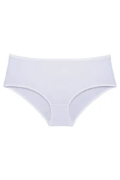 3 Adet Kadın Yüksek Bel Bato Külot Siyah Beyaz Ten thumbnail 2