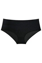 3 Adet Kadın Yüksek Bel Bato Külot Siyah - 2