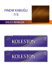 2 Adet Single Tüp Boya Saç Boyası Fındık Kabuğu 7/3 - 1