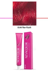Premium 8.66 Nar Kızılı - Kalıcı Krem Saç Boyası 50 g Tüp - 1