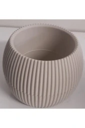 Mercan Saksı 2 Numara 0,35 Litre Su Hazneli Dekoratif Kaktüs Sukulent Saksı 11,8x9,2 cm - 2