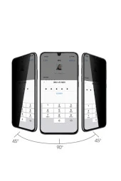 Samsung A30 Uyumlu Hayalet Ekran Gizli Tam Kaplayan Kırılmaz Cam Seramik Ekran Koruyucu Film - 4