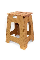 Katlanır Rattan Tabure Büyük - 1