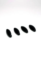 4 Adet Plastik Çengelli Eşarp Ve Şal İğnesi Siyah 4 cm - 1