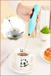Mini Mixer Kahve Süt Köpürtücü Karıştırıcı Cappucino Mikser - Pratik Pilli Köpürtücü 1137 Bh - 3