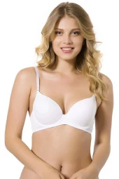 Orkide Kadın Beyaz Dolgusuz Basic Sütyen 2150 - 2