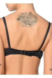 Orkide Kadın Siyah 2 Beden Büyüten Full Push-up Dolgulu Sihirli Destekli Sütyen Reina - 3