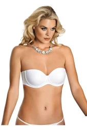 Orkide Kadın Ekru Basic Dolgulu Cup Straplez Sırt Şeffaf Sütyen 2850 - 4