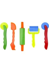 Brons Oyun Hamuru Kalıbı Merdane Ve Bıçak Seti - 1