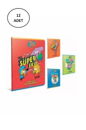 Gıpta Kral Şakir Güzel Yazı Defteri Tel Dikişli Karton Kapak A4 40 Yaprak 12 'li - 1