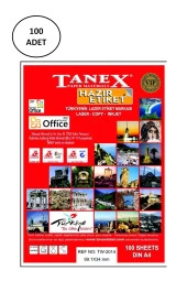 Tanex Tw-2016 99,1x34 Mm Lazer Etiket 100 Adet - 1