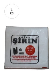 Beyaz Kalın Atlet Poşet Büyük Boy 30x57 Cm 1 Kg 1 Paket (Takriben 45 Adet) - 1