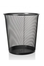 Gıpta Ofis Çöp Kovası Atık Kağıt Haznesi 1,5 Litre Siyah - 1