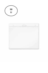 Mas 3510 54x86 50 Li Şeffaf Yatay Plastik Kart Poşeti - 2