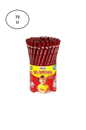 Fatih Jumbo Üçgen Başlangıç Kalemi Kırmızı 72'Li - 1