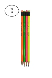 Fatih Kurşun Kalem Fancy Silgili 72'li - 1