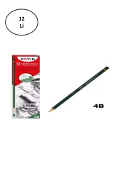 Fatih FA15010KL4B 12'li 4B Dereceli Kurşun Kalem - 1
