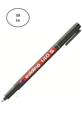 Edding Asetat Kalemi E-140S Siyah Ed14001 10'lu - 1