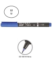 Noki Hi-Text Asetat Kalemi (s) Mavi 12'li - 1