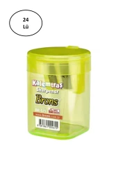 Brons BR-571 Silindir Hazneli Kalemtıraş 24'lü - 1