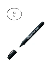 Artline Supreme Calligraphy Pen 1.0 Kaligrafi Kalemi Siyah 12'li - 1