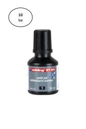 Edding Tahta Kalem Mürekkep 30 Ml Siyah 10'lu - 1