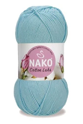 5 Adet Cotton Lüks Yelek Tunik Kazak Bluz Hırka İpi Yünü Buz Mavi 97564 - 2