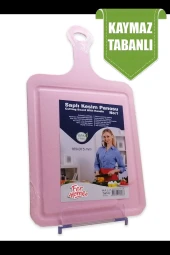 Kesme Tahtası Kaydırmaz Plastik Kesme Sunum Tahtası Pratik Kesim Panosu 165x315 Mm Royaleks-FR-105 - 4