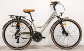 Kron CX 300 28" Jant Şehir Bisikleti Unisex 15'' Kadro 24 Vites HD Bej Siyah Kahverengi - 1