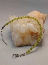 Peridot (Zebercet) Taşı 3.5mm Bileklik (45946) thumbnail 1
