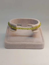 Peridot (Zebercet) Taşı 3.5mm Bileklik (45946) thumbnail 2