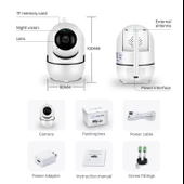 Ev Güvenlik 1080p Wifi Akıllı Kamera Bebek Monitör Hareket Algılama Sesli Alarm Ses Dinleme Gece Görüş Tf Kart Bulut De - 6