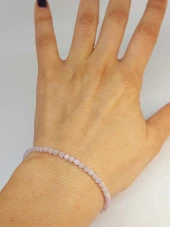 Kunzit Taşı 3mm Bileklik (45410) - 4