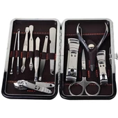 Özel Çantasında Profesyonel Manikür Pedikür Seti (12 Parça) - 1