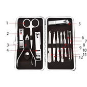 Özel Çantasında Profesyonel Manikür Pedikür Seti (12 Parça) - 2
