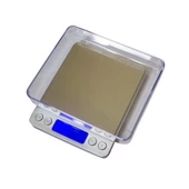 Kare Laboratuvar Ve Kuyumcu Hassas Terazi 500 Gr 0.1-2 Kg 0.01 - 1