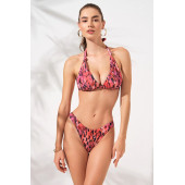 Dudi Kaplı Üçgen Dolgulu Bikini Takım Blush - 2