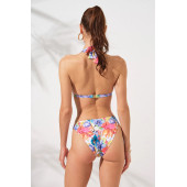 Dudi Kaplı Üçgen Dolgulu Bikini Takım Nektarin - 4