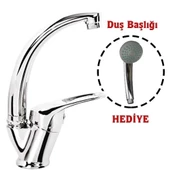 Mix Kuğu Banyo Batarya + Duş Başlığı Hediyeli - 1