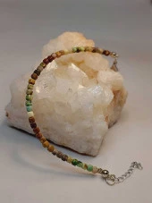 Krizokol Taşı Küp Şekilli 3mm Bileklik (45320) thumbnail 1