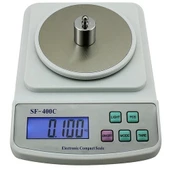 Diamond Plus Dijital Göstergeli Plastik Fanuslu Hassas Terazi Sf-400c (500 Gr-0.01) - 2
