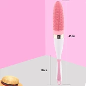 360° Dönebilen Pilli Titreşimli Kauçuk Duş Masaj Fırçası Rahatlatıcı - 7