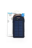 Güneş Enerjili Işıklı Solar Taşınabilir Usb Girişli Şarj Cihazı Powerbank 15000 Mah - 4