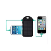 Güneş Enerjili Işıklı Solar Taşınabilir Usb Girişli Şarj Cihazı Powerbank 15000 Mah - 7